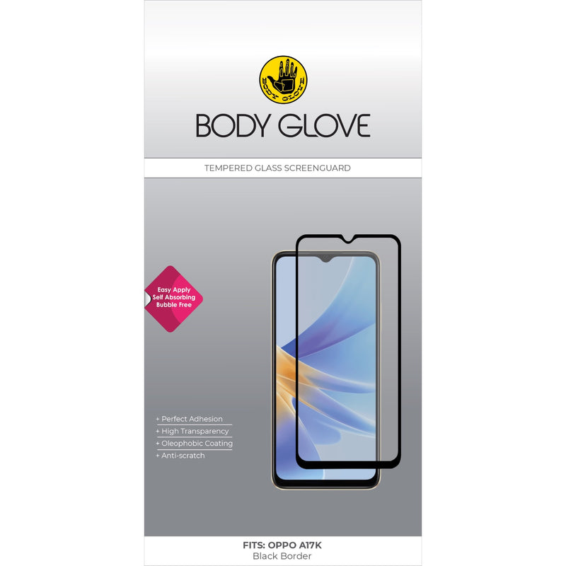 Body Glove Tempered Glass Screen Protector - Oppo A17K