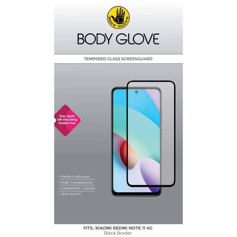 Body Glove Tempered Glass Screen Protector - Xiaomi Redmi Note 11 4G