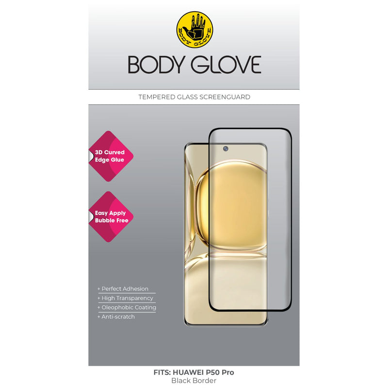 Body Glove 3D Tempered Glass Screen Protector - Huawei P50 Pro