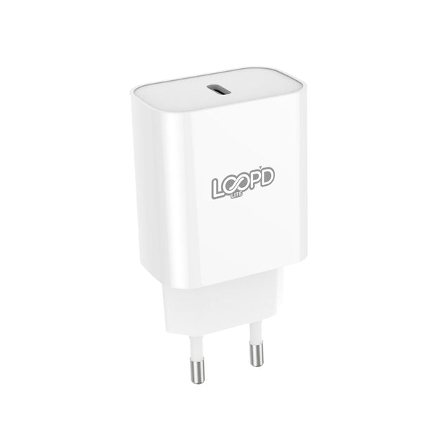 LOOP'D Lite 1 Port Type C PD Wall Charger - 20W