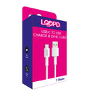 LOOP'D LITE USB To USB Type-C Cable - 1 Meter