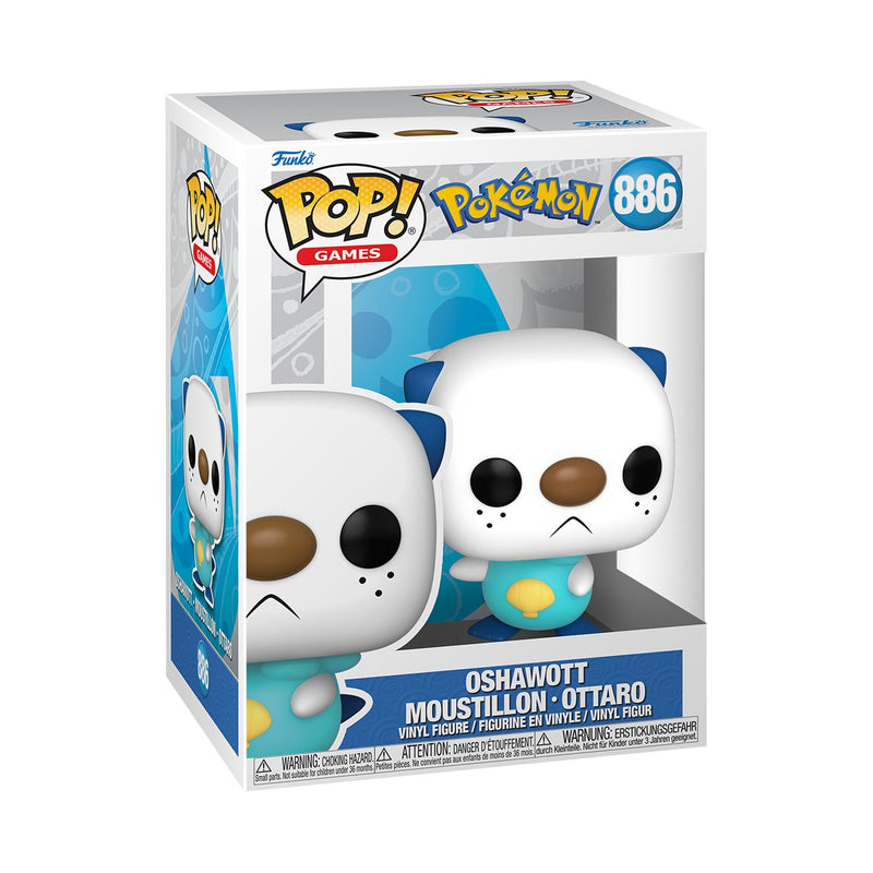 Funko Pop! Games: Pokemon - Oshawott Moustillon Ottaro