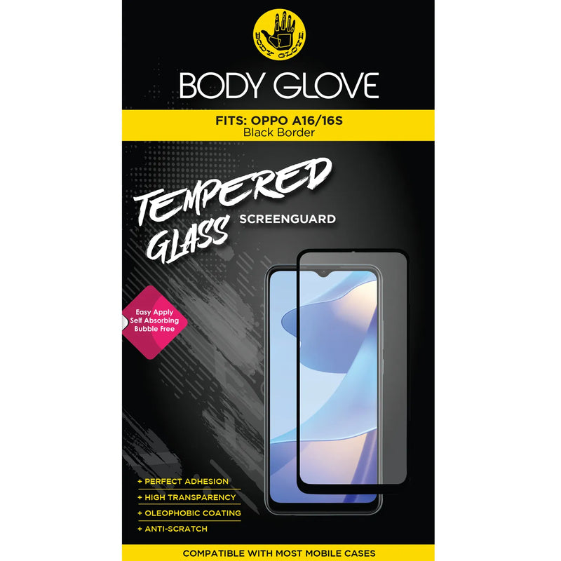 Body Glove Tempered Glass Screen Protector - Oppo A54S/A16/A16S