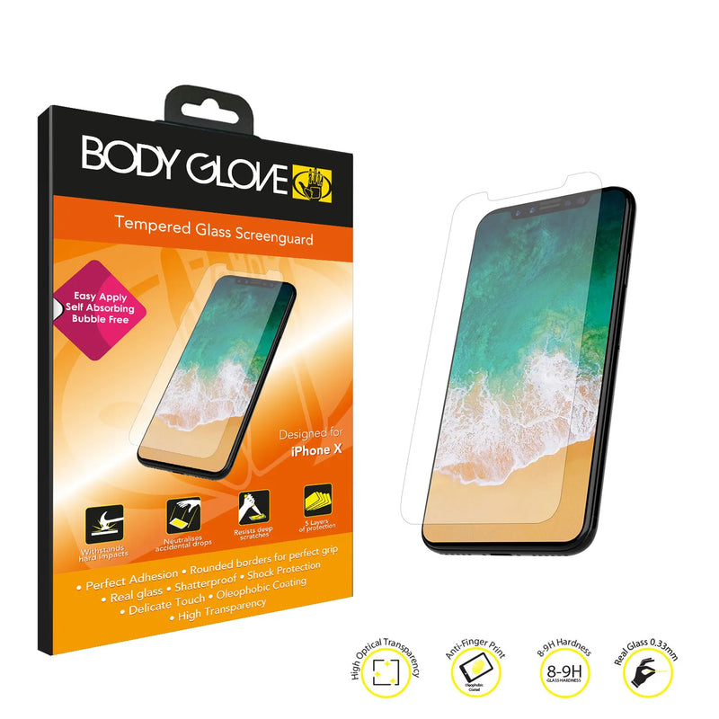 Body Glove Tempered Glass Screen Protector - Apple iPhone X